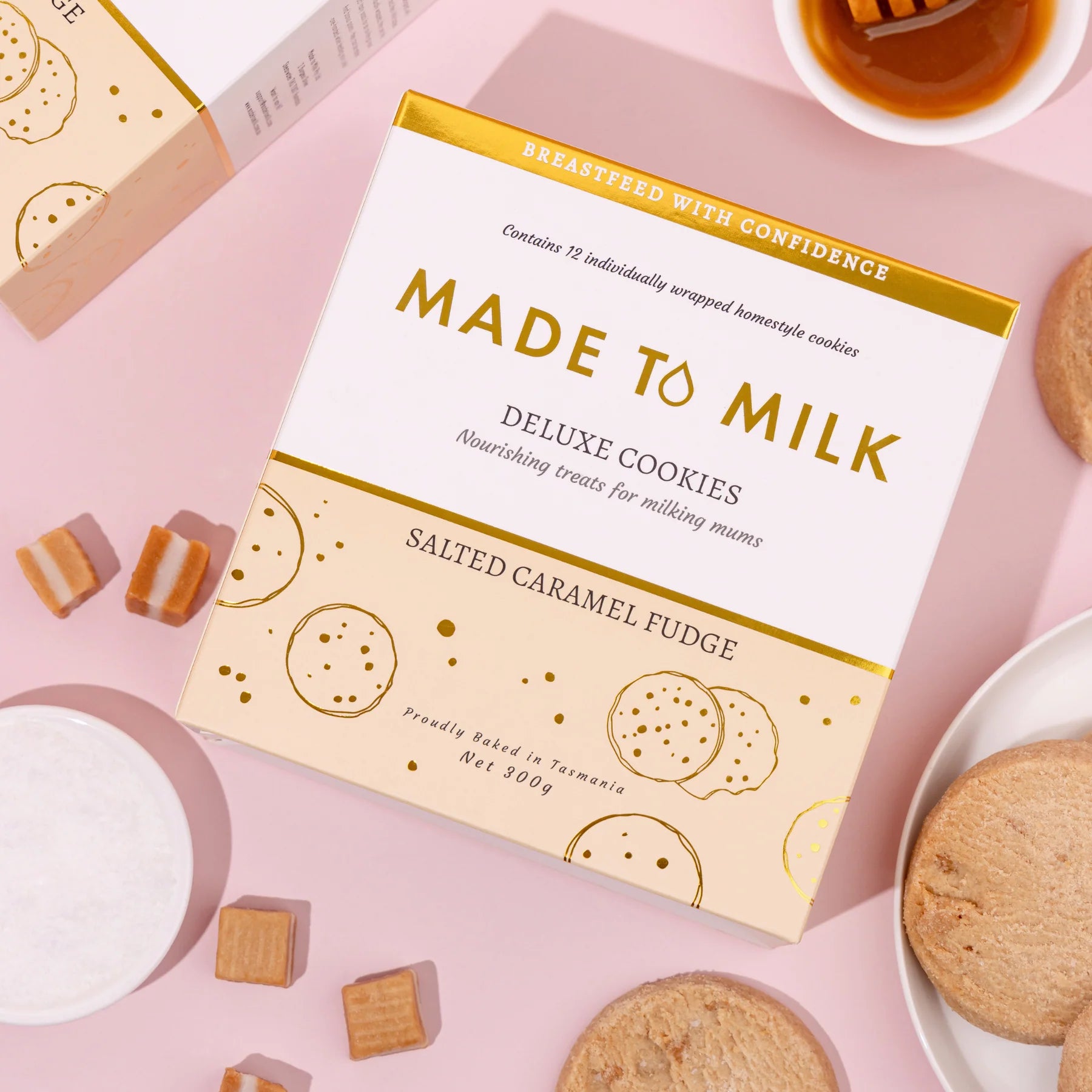 Made to Milk Salted Caramel Fudge Lactation Cookies
