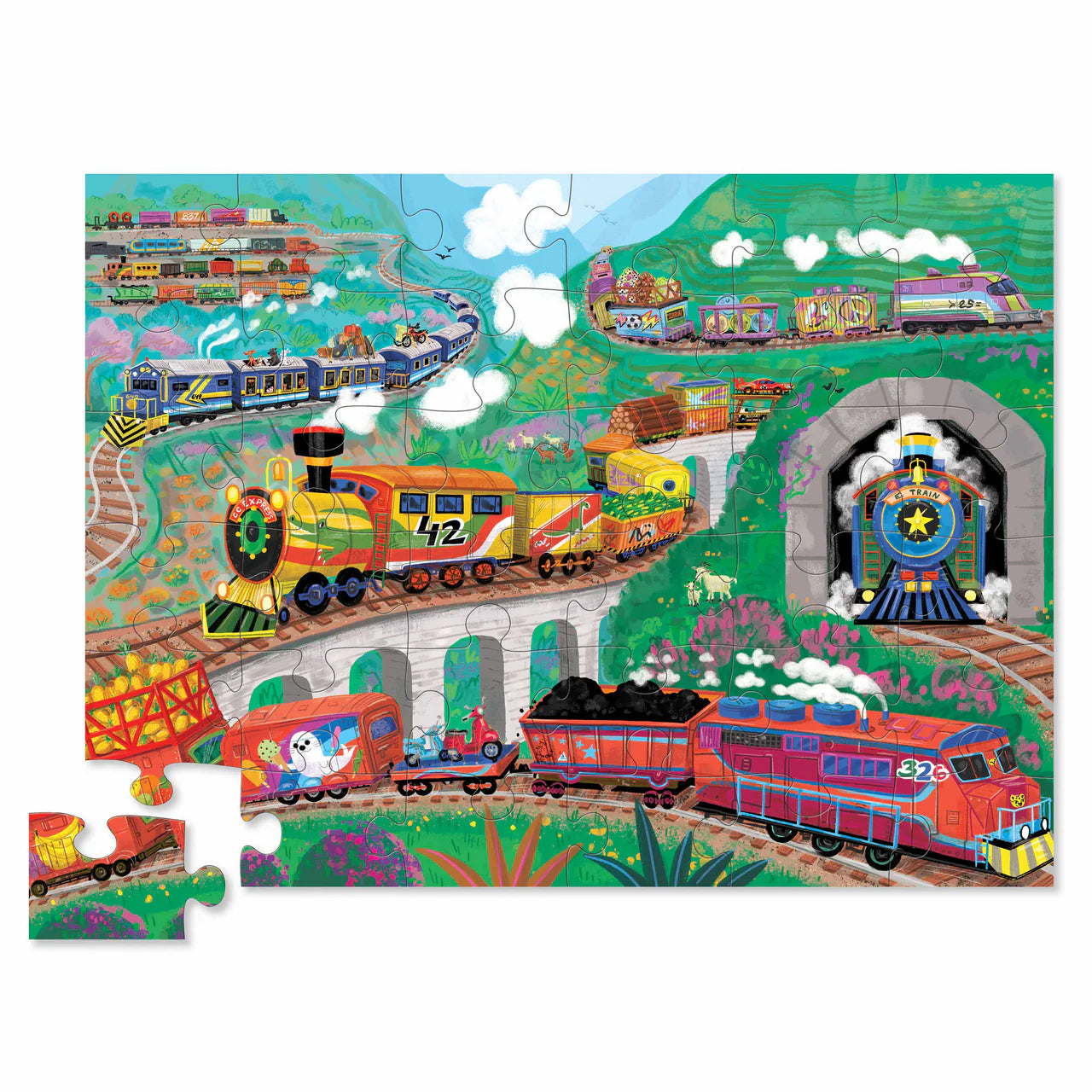 Crocodile Creek All Aboard 36pc
