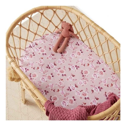 Snuggle Hunny Bassinet Sheet/Change Pad Cover Blossom