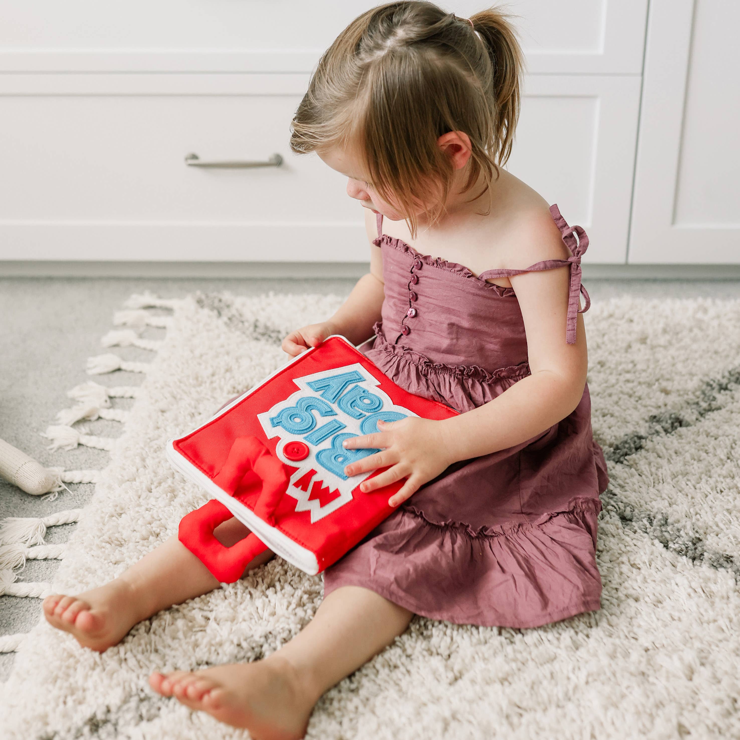 Fabric Activity Book - My Big Day: Red Cover