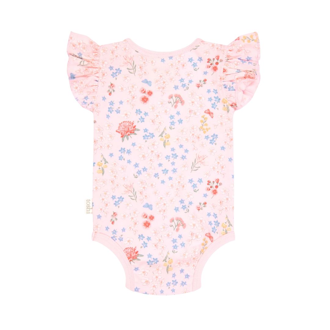 Toshi | Onesie S/S Matilda | Acacia Blossom