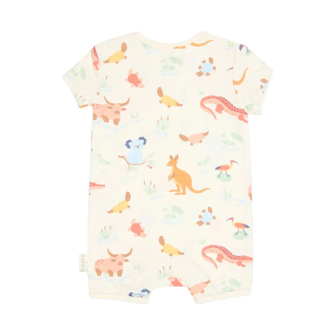 Toshi | Onesie S/S Banjo | Kakadu Dawn