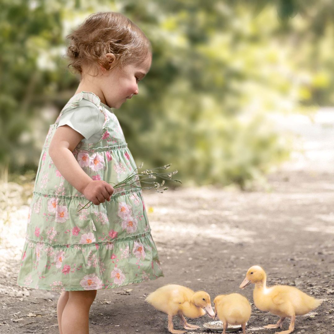 Toshi | Baby Dress Matilda | Desert Rose Apple