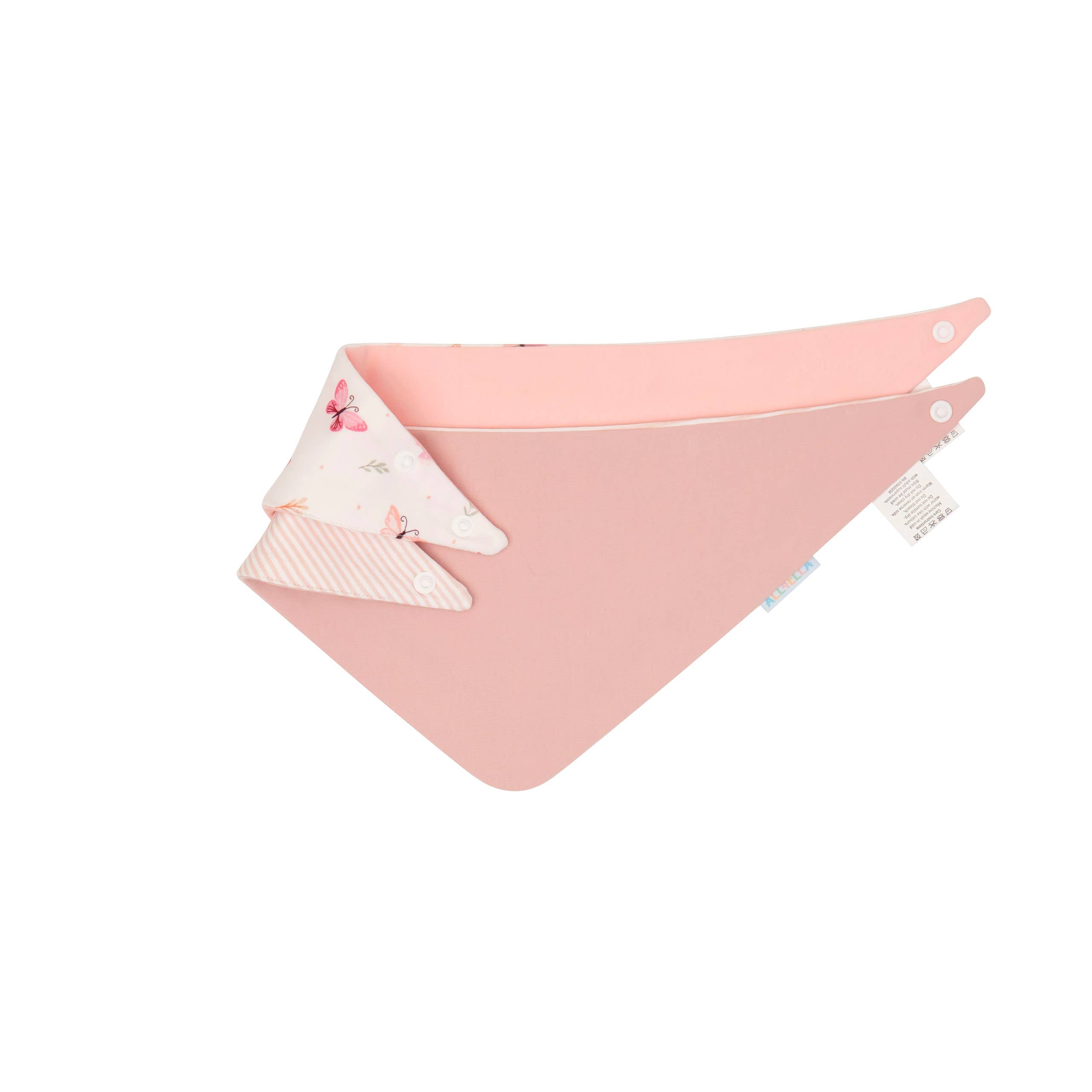 All4Ella | Bandana Bibs 2pk | Sweet Butterfly