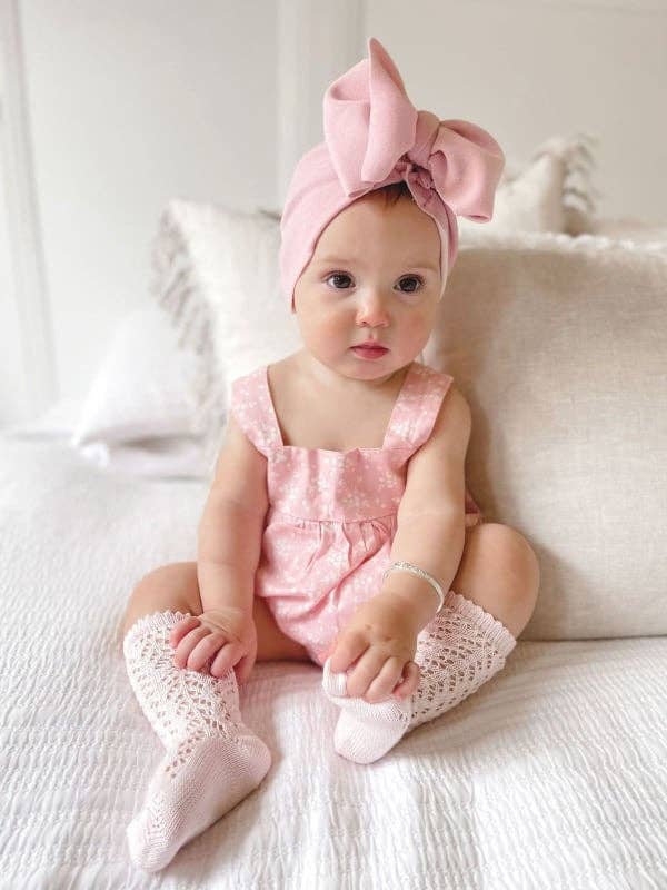Maman | Baby Girl Alice Blossom Pink Top and Bloomer Pants Two Piece Set