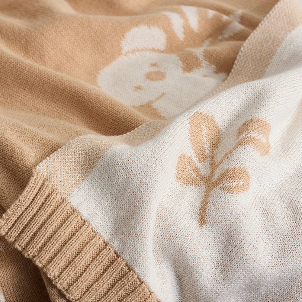 Living Textiles Pram Knitted Blanket | Australiana