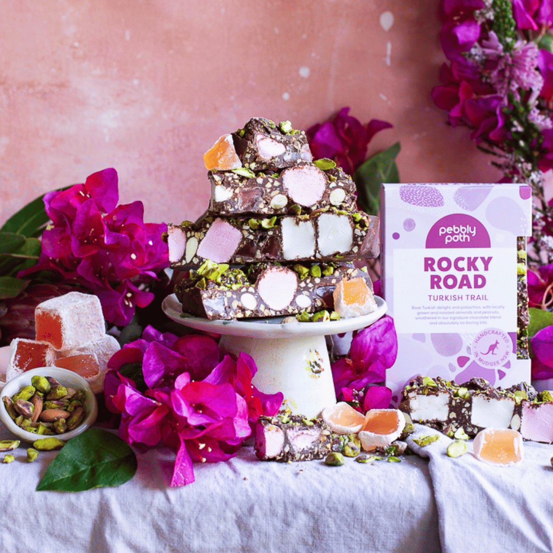 Pebbly Path Rocky Road - Turkish Trail Rocky Road: 100 grams