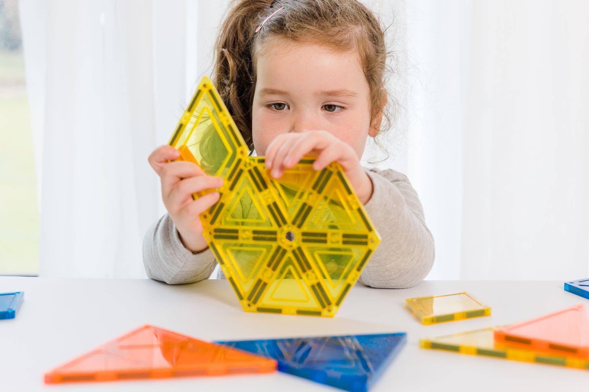 Learn & Grow Magnetic Tiles - Geometry Pack (36 piece)