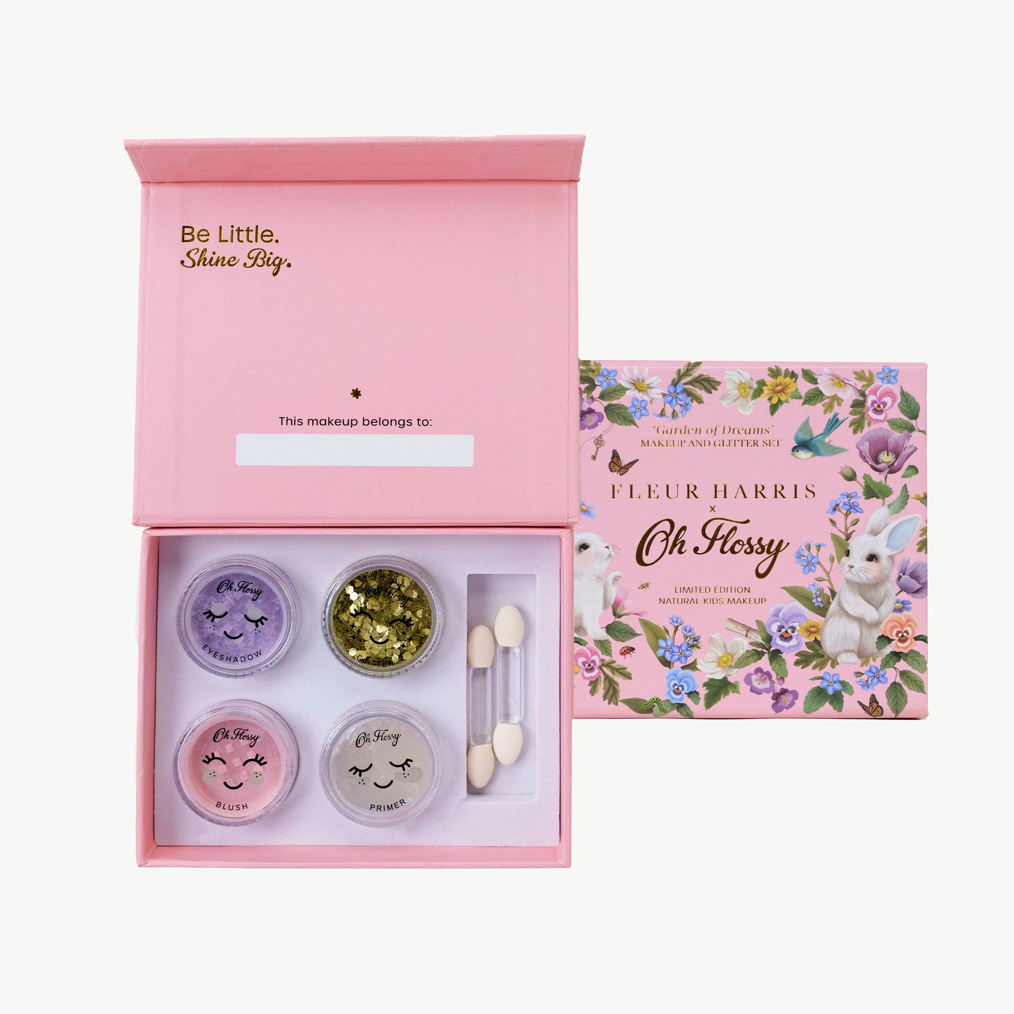 Oh Flossy | X Fleur Harris | Garden of Dreams Collection Mini Makeup & Glitter Set