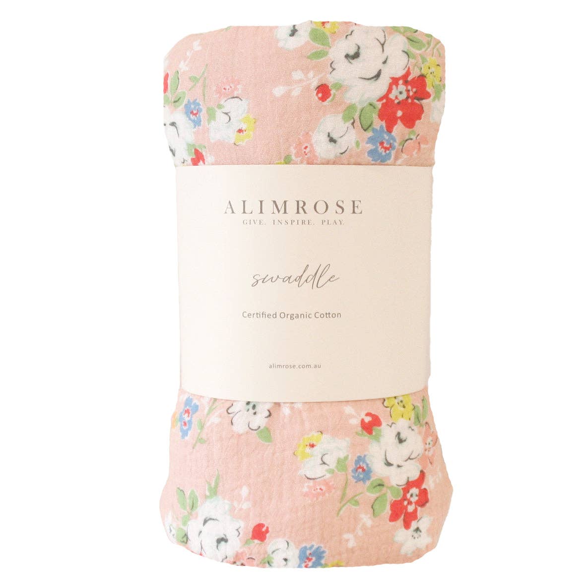 Alimrose | Muslin Swaddle Vintage Rose