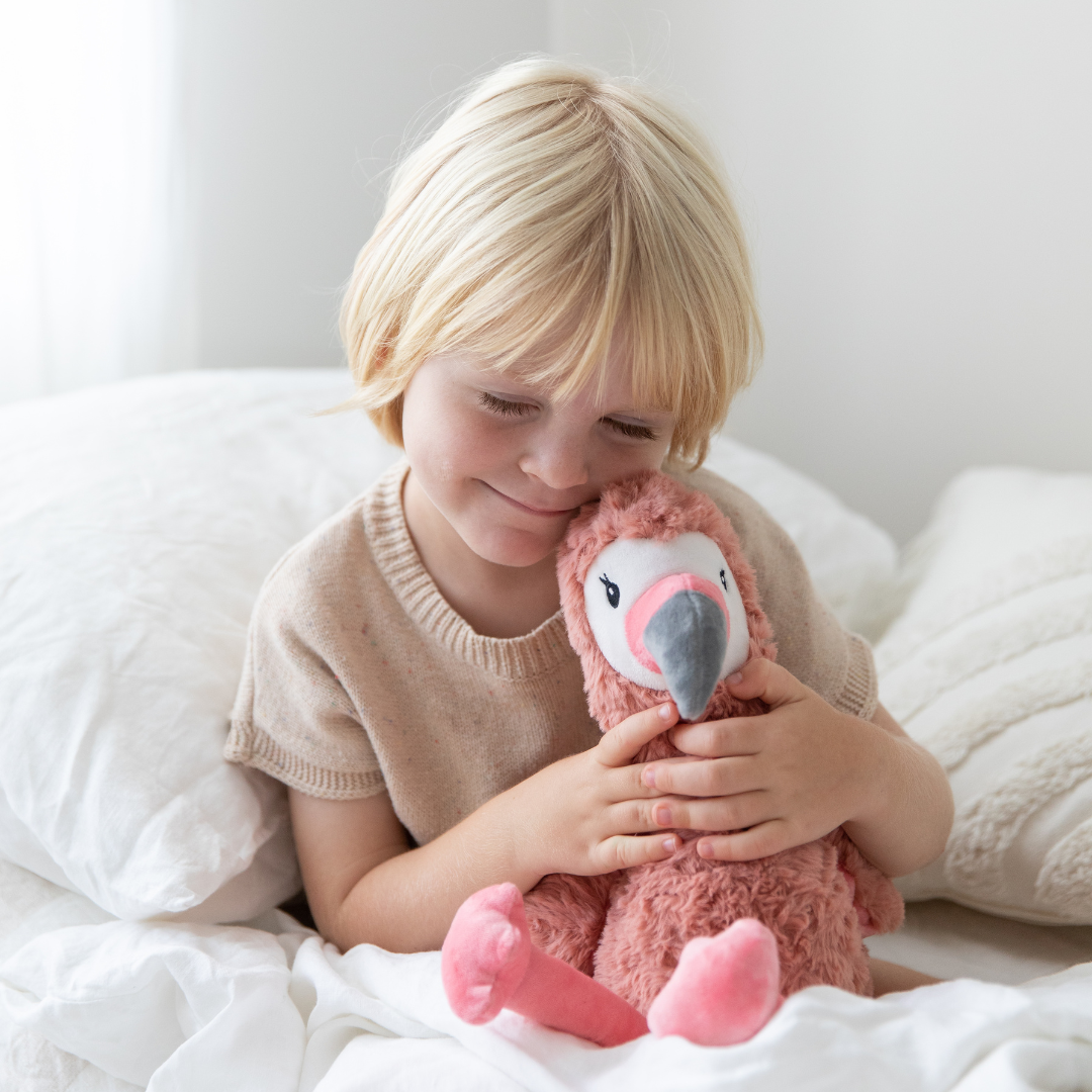 Mindful and Co Kids - Francesca The Flamingo – Weighted Sensory Toy for Kids
