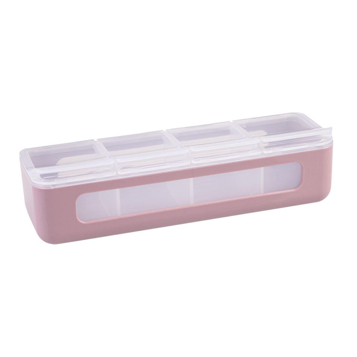 Melii Luxe 4 Compartment Snackle Box | Pink