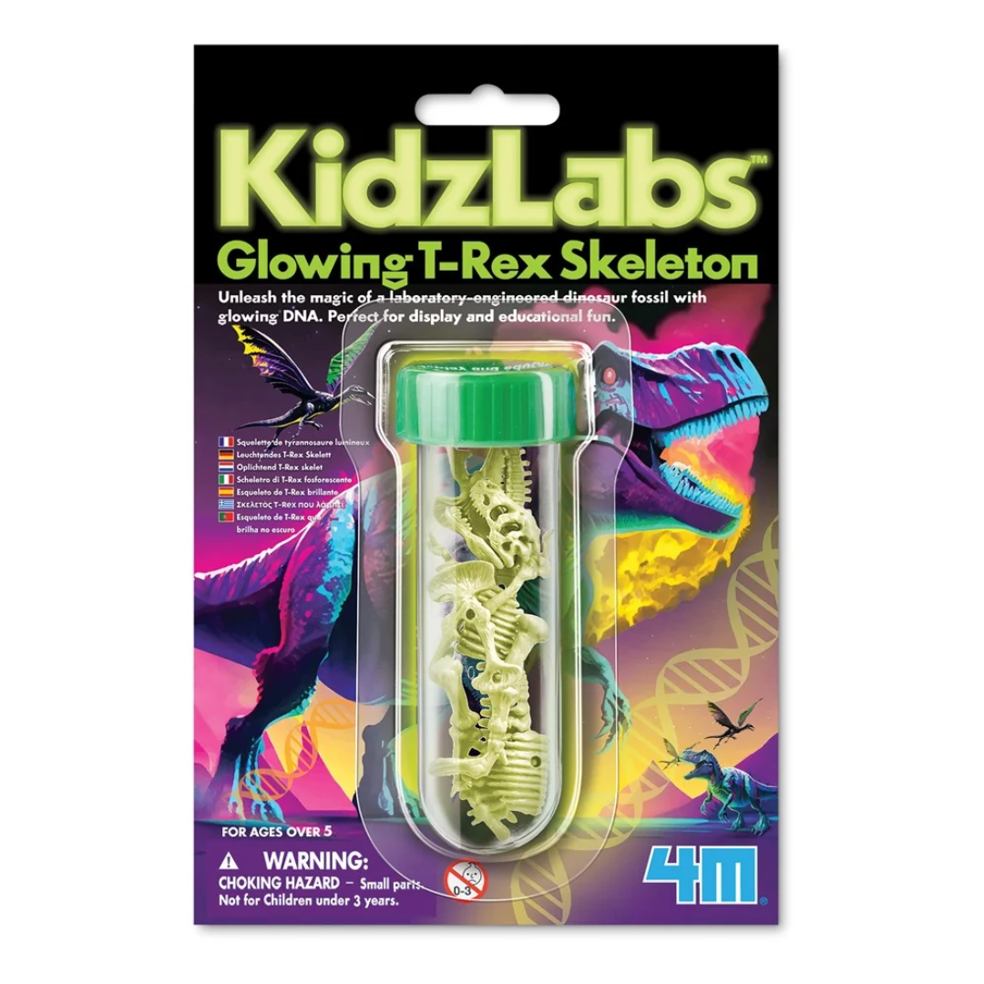 4M KidzLabs | Glowing T-Rex Skeleton