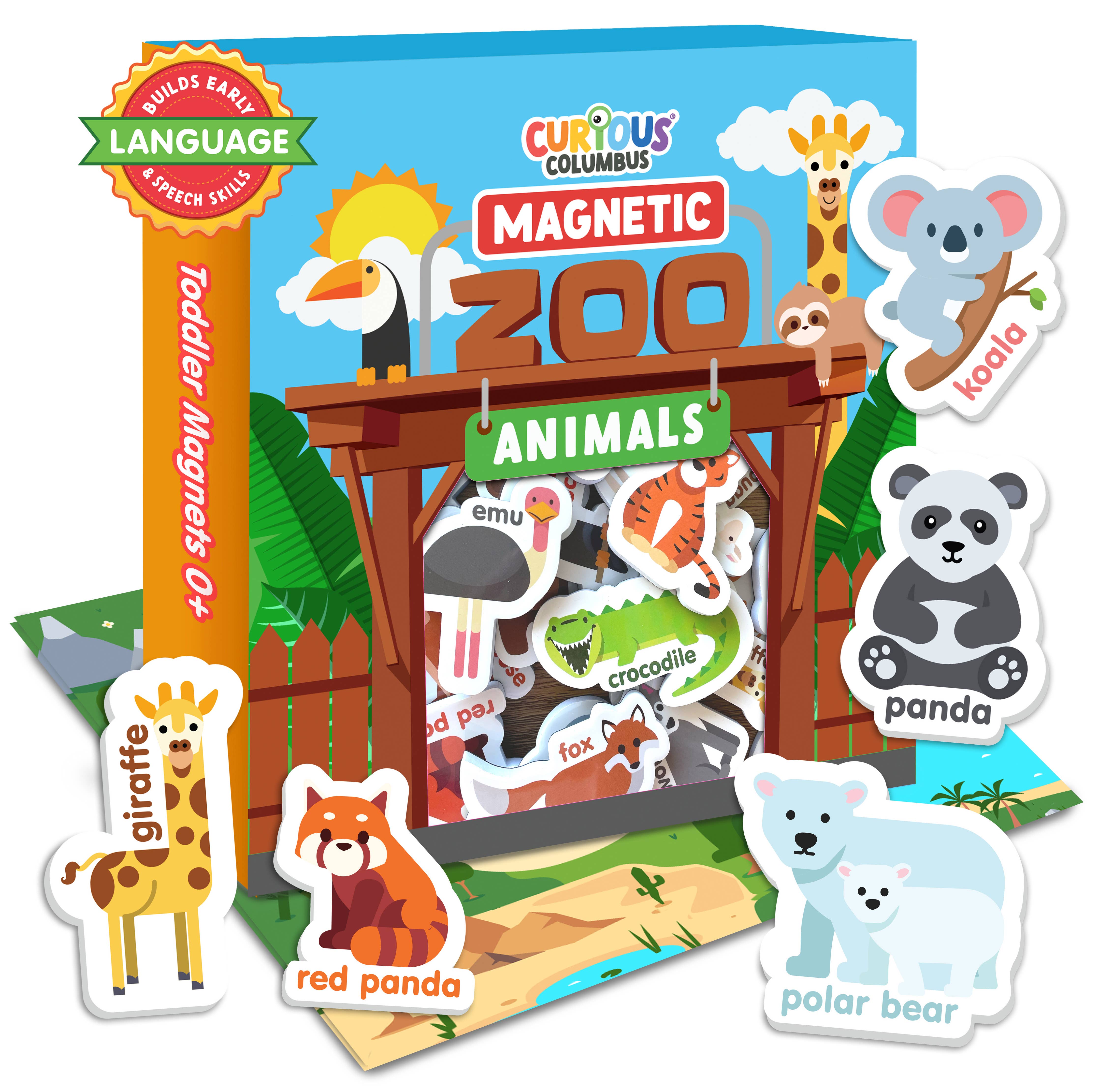 Curious Columbus | Magnetic Zoo Animals