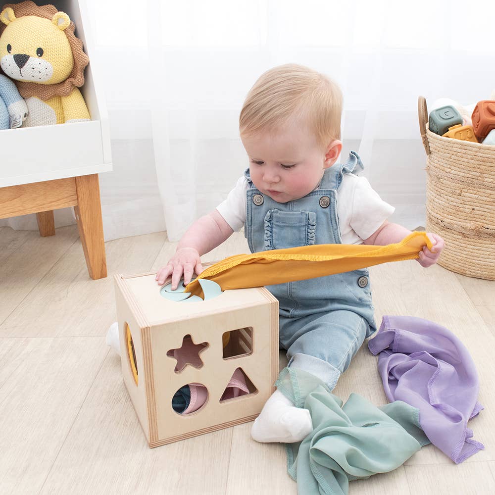 Living Textiles - 4-in-1 Sensory Learning Cube