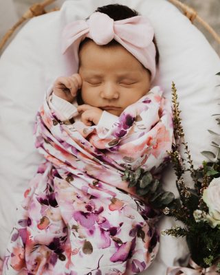 Snuggle Hunny | Organic Muslin Wrap | Blushing Beauty