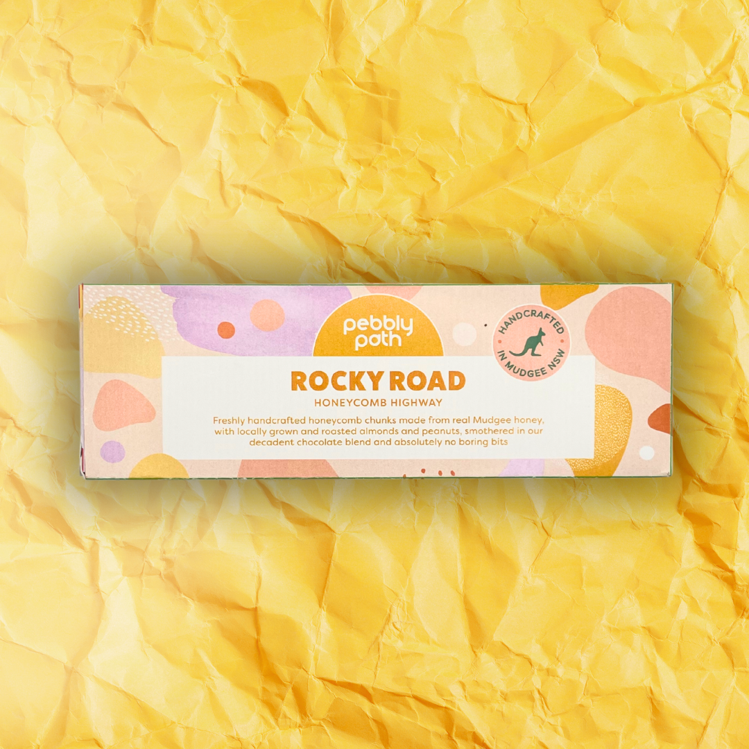 Pebbly Path Rocky Road - Honeycomb Highway Rocky Road: 100 grams