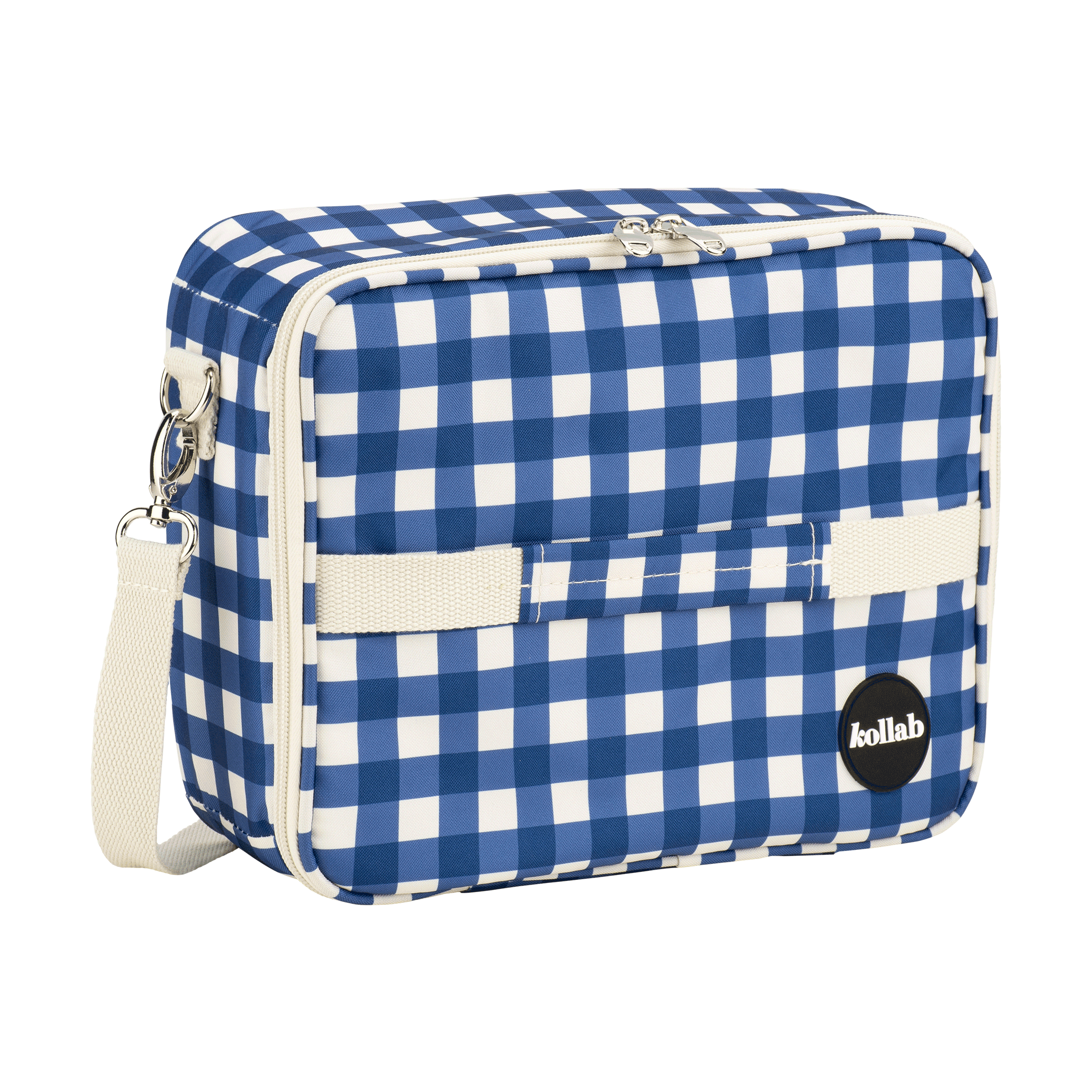 Kollab - Bento Bag Blue Check
