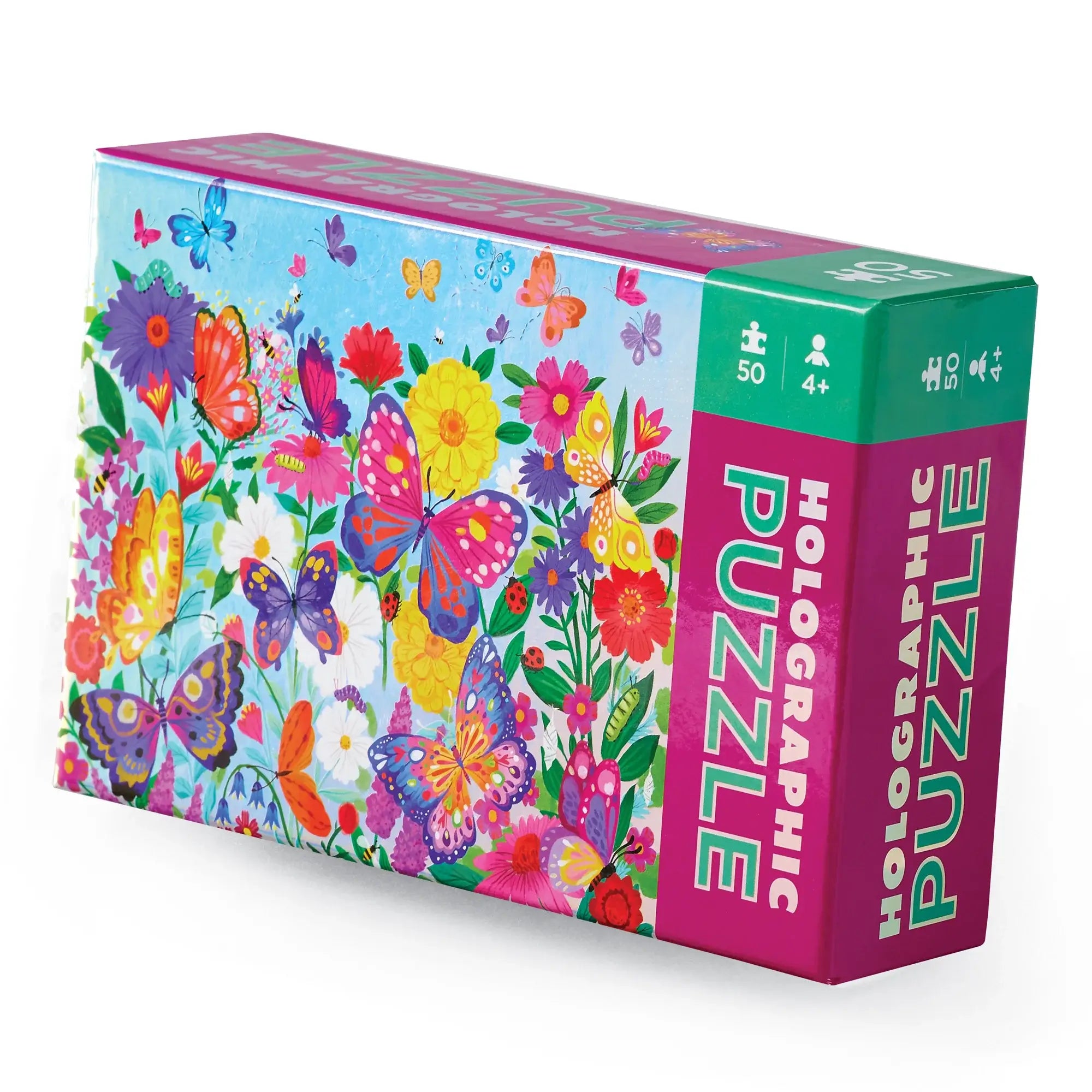 Crocodile Creek | Holographic Puzzle | Butterflies 50pc