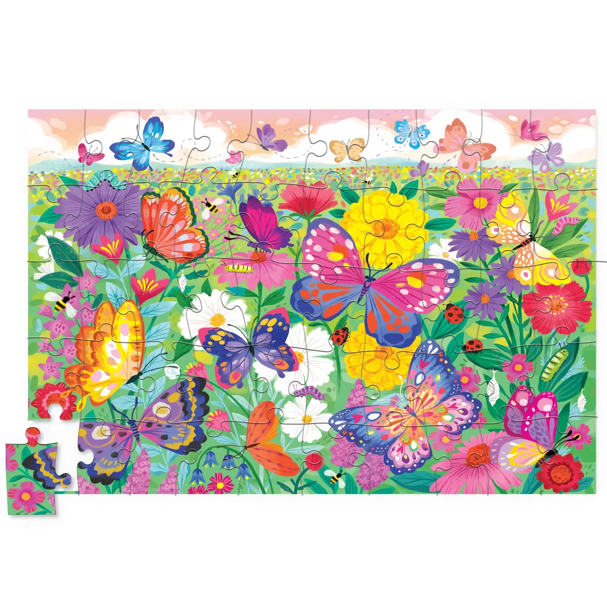 Crocodile Creek | Holographic Puzzle | Butterflies 50pc