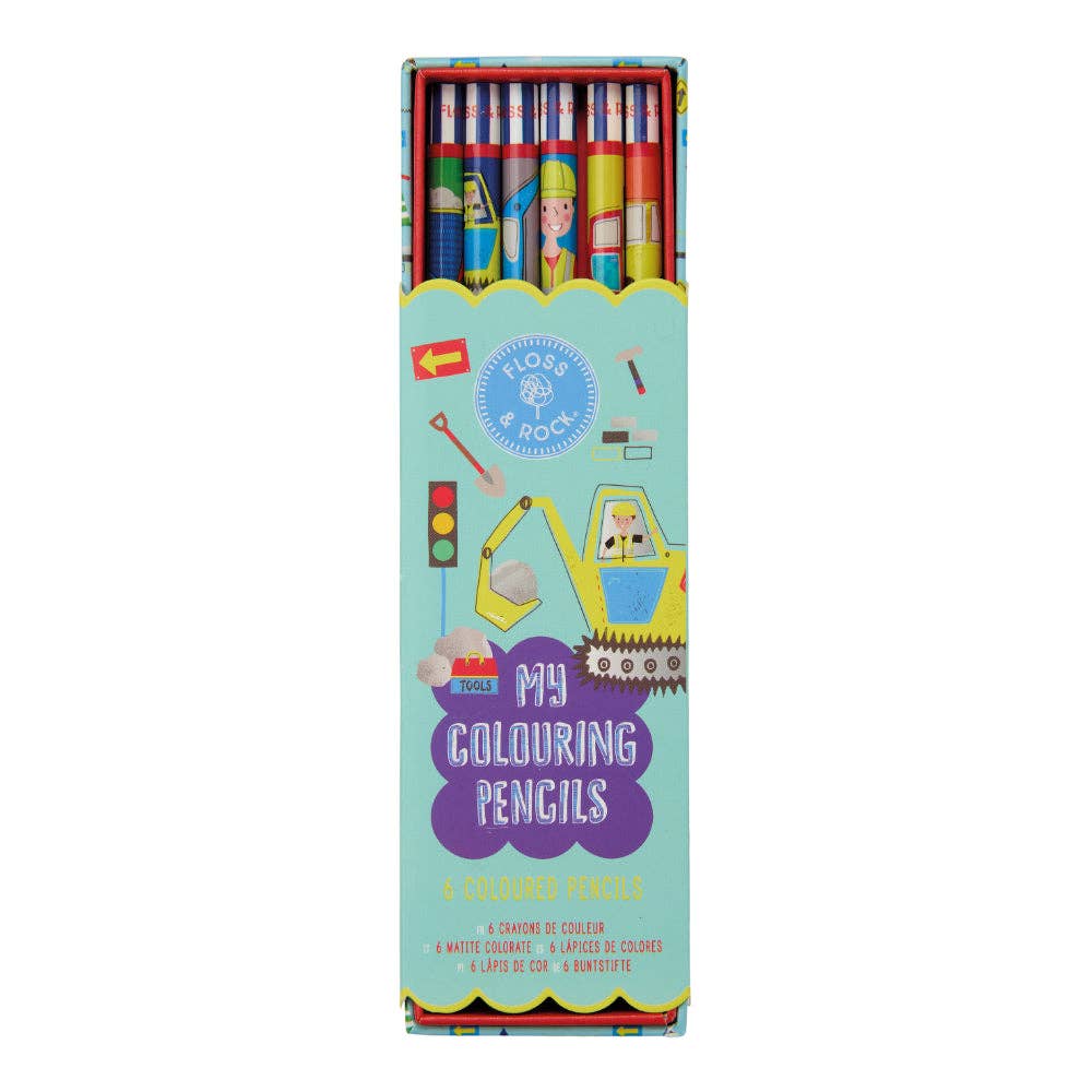 Floss & Rock My Colouring Pencils | Construction