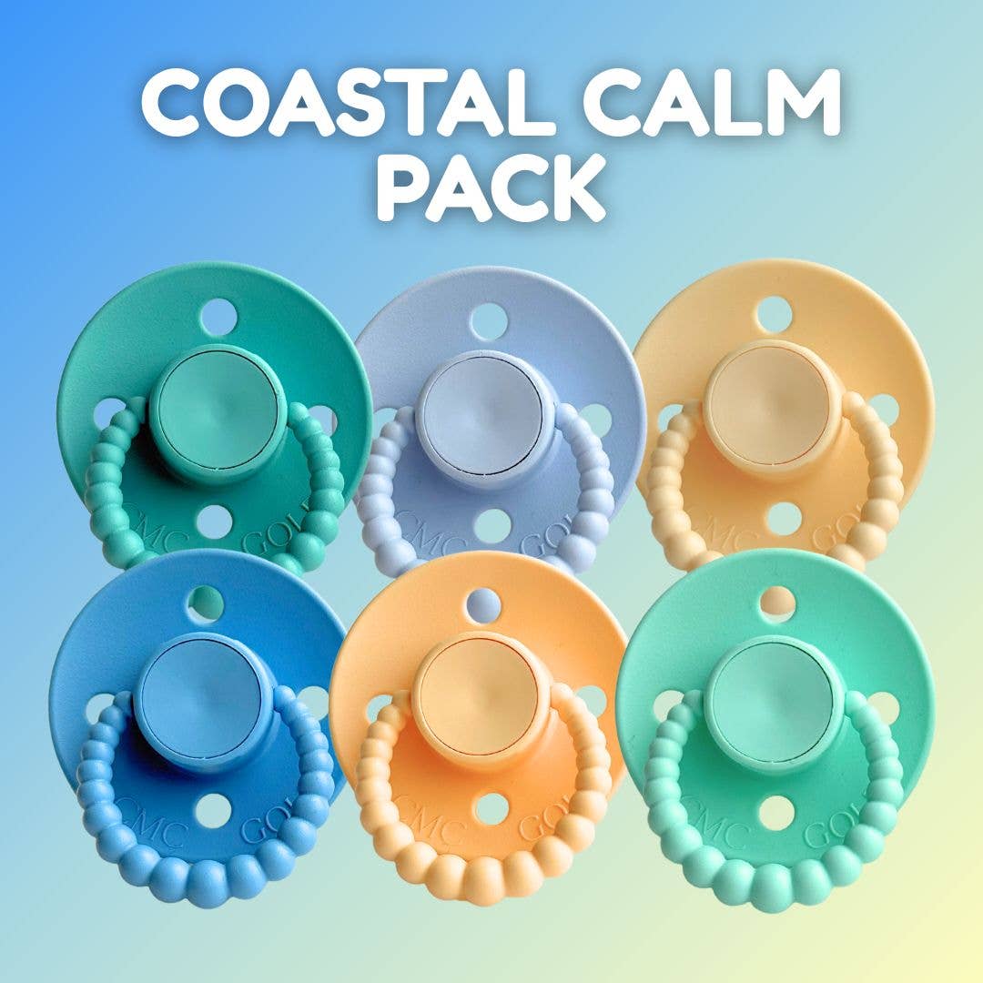 CMC Bubble Dummy Pre Packs (6 Pack) - Pastel Pack / Size 1 (NB-6m)