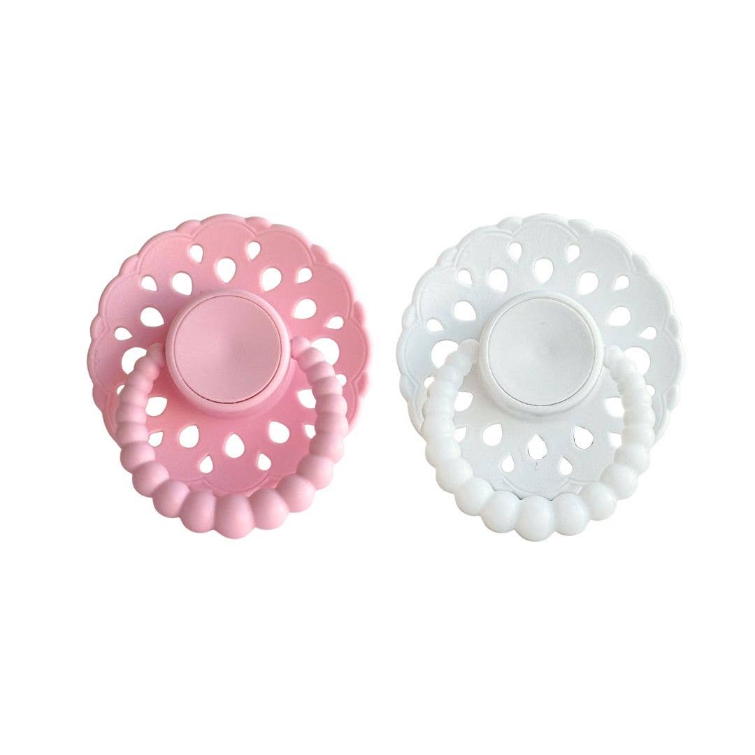 CMC 'Bubble' Dummies Bloom Baby Pink + White: Size 2