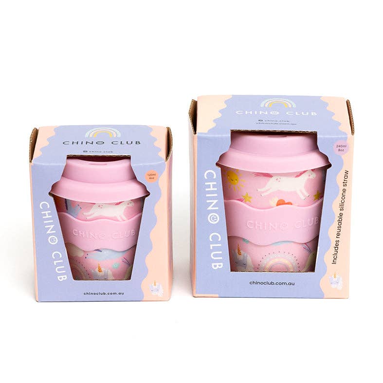 Chino Club - Pink Unicorn Babychino Cup 4oz