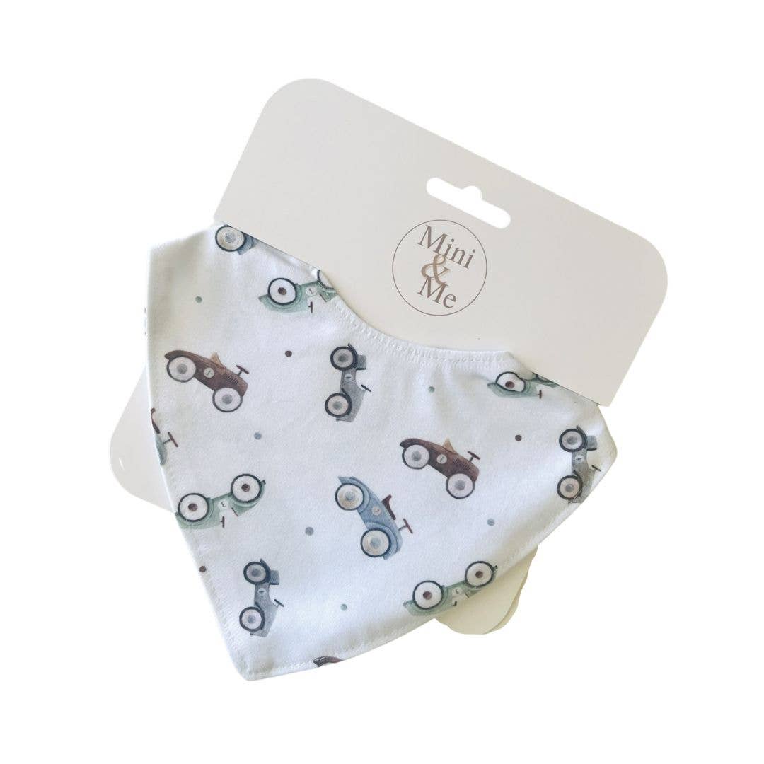 Cuddle Bug & Co - Mini & Me Waterproof Dribble Bib Cars