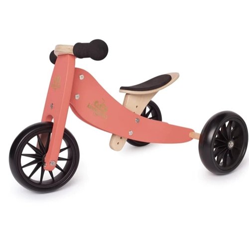 Kinderfeets Tiny Tots 2 in 1Trike Coral