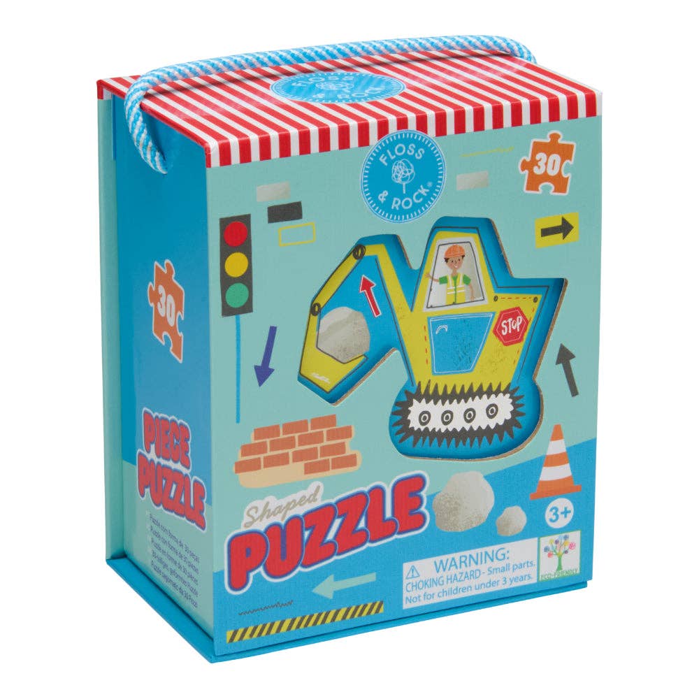 Floss & Rock Shaped Jigsaw Puzzle | Construction 30 Pc