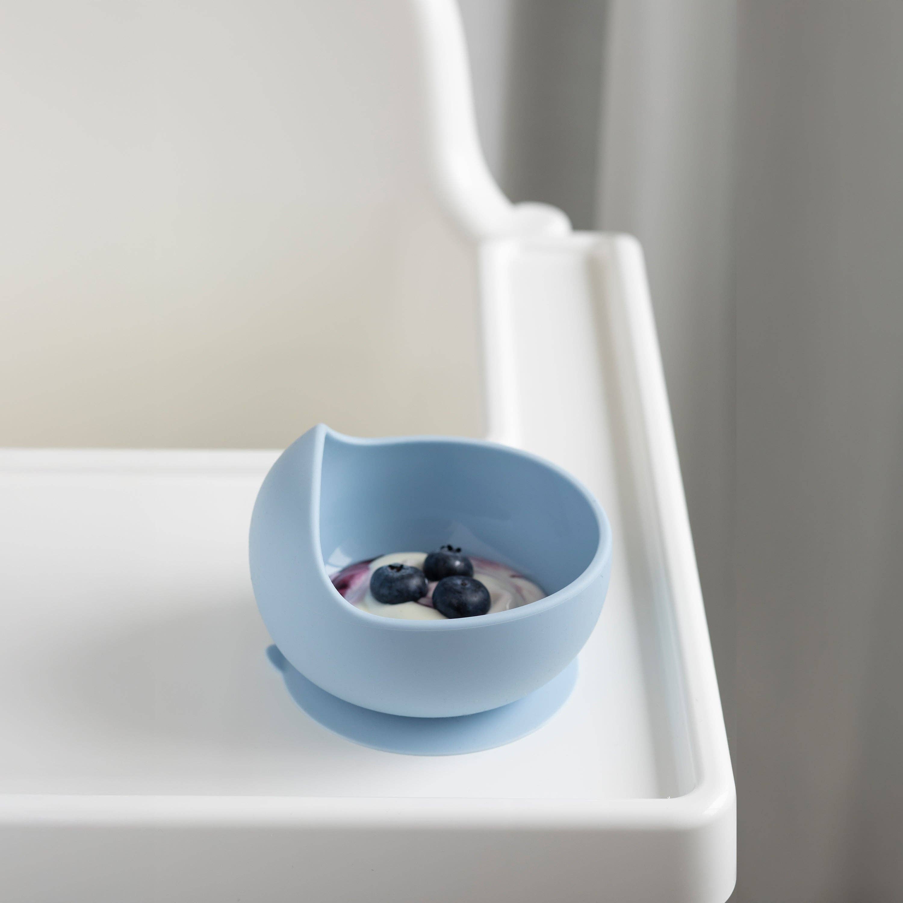 Living Textiles - Silicone Bowl- Dusty Blue