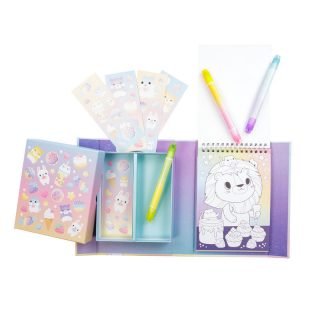 Tiger Tribe Colouring Set  Pastel Kawaii Cafe