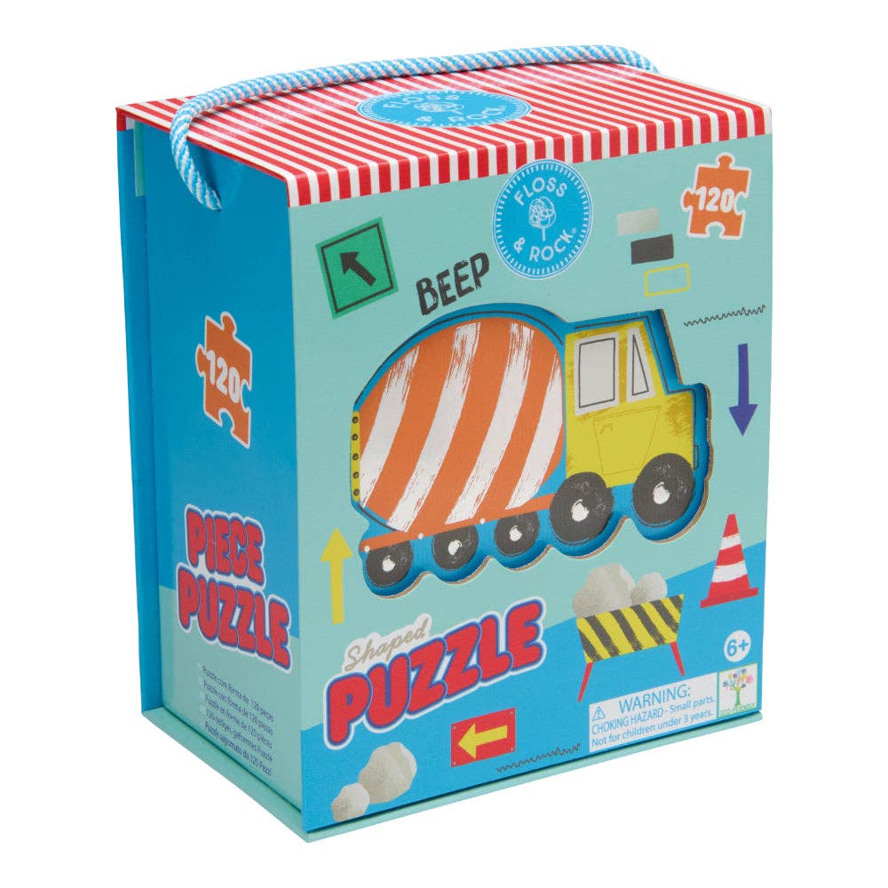 Floss & Rock Shaped Jigsaw Puzzle | Construction 120 Pc
