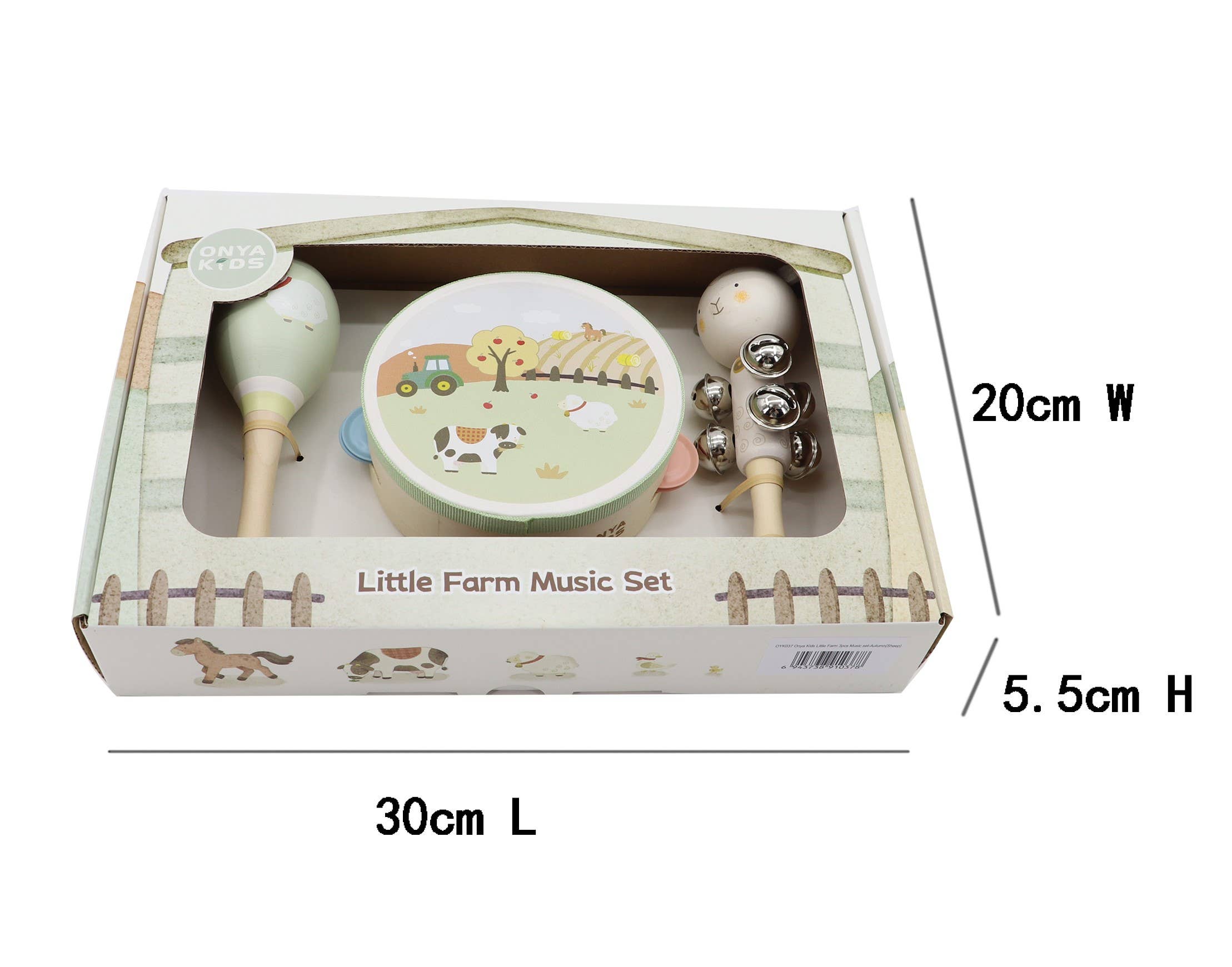 ToysLink - Onya Kids 3pcs Farm Music Set-Autumn (Sheep)
