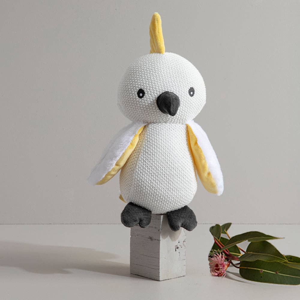 Living Textiles - Knitted Toy - Colin the Cockatoo