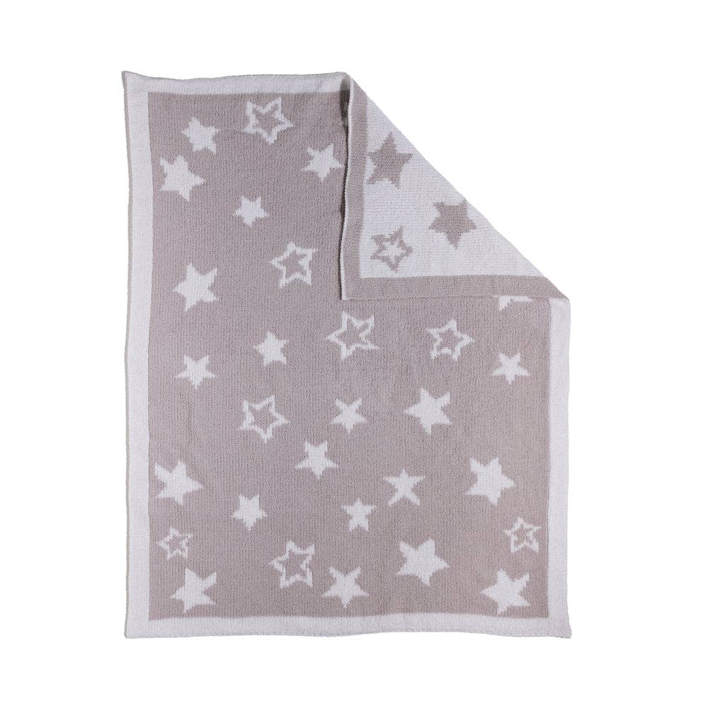 Living Textiles Chenille Blanket | Galaxy/Grey