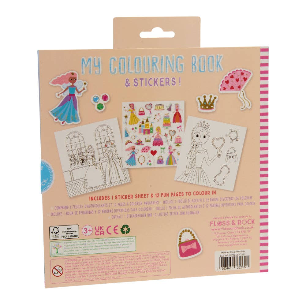 Floss & Rock My Colouring Book | Princess