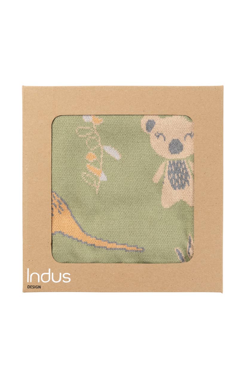Indus Design | Bush Babies Baby Blanket