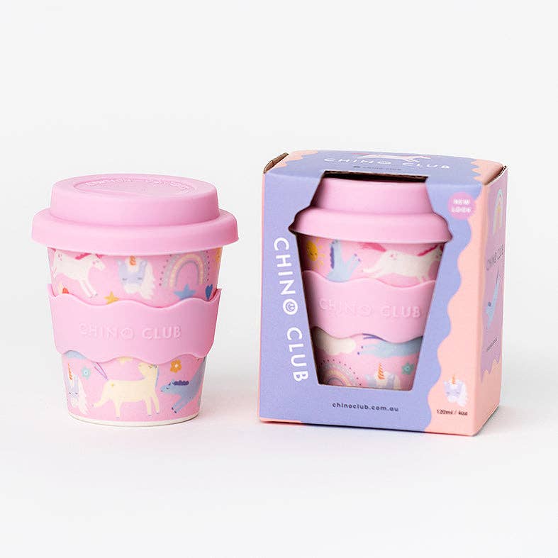 Chino Club - Pink Unicorn Babychino Cup 4oz