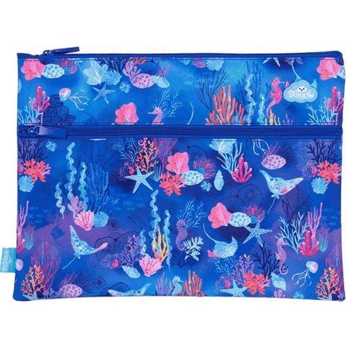 Spencil A4 Pencil Case - Coral Garden