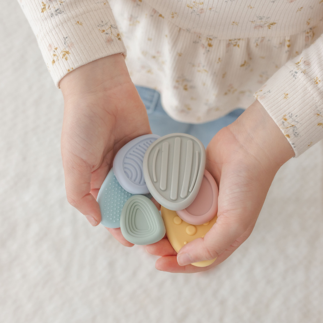 Mindful and Co Kids - Worry Stones for Kids – Calming Sensory Fidget Set