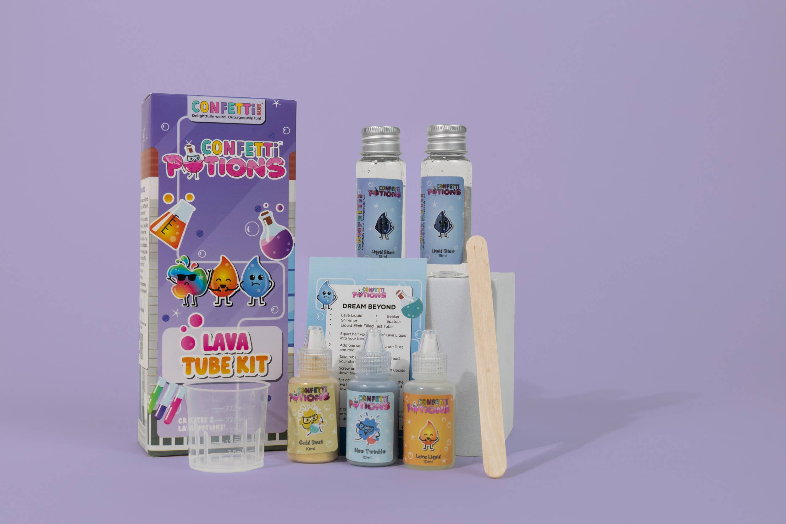 Confetti Blue - Lava Tube Mini Potion Kit