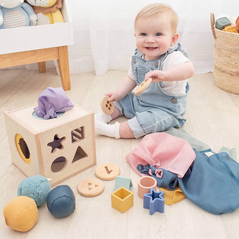 Living Textiles - 4-in-1 Sensory Learning Cube