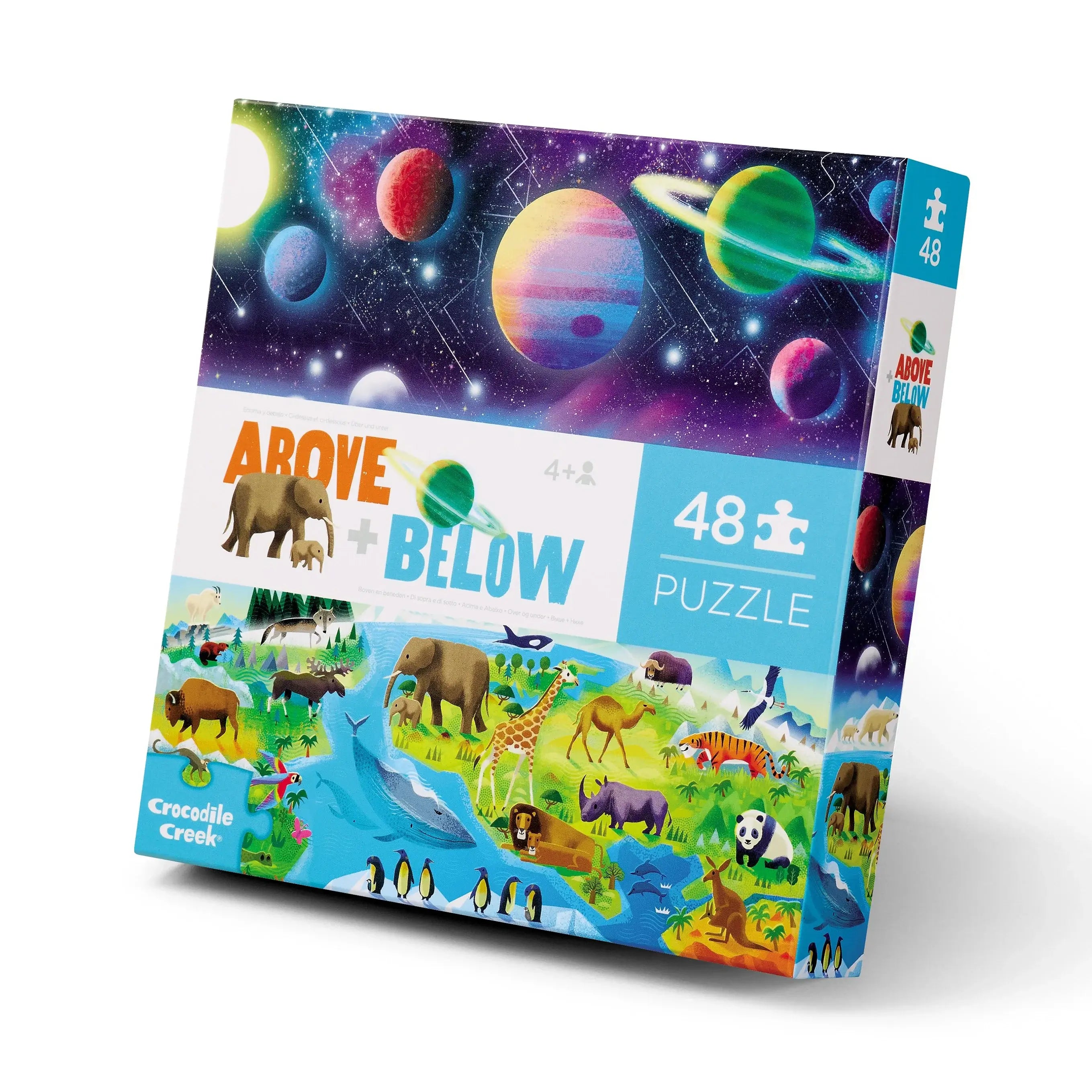 Crocodile Creek Above & Below Puzzle Earth & Space 48 pc