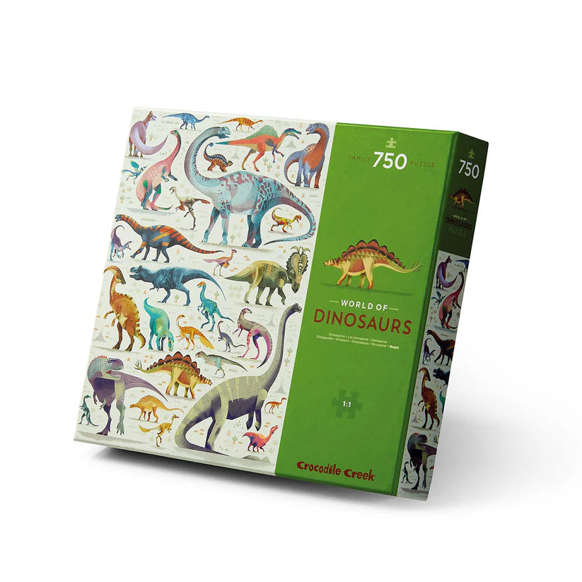 Crocodile Creek World of Dinosaurs Puzzle 750 piece