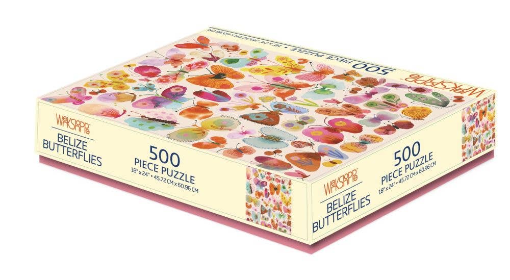 WerkShoppe Puzzle | Belize Butterflies 500 Pc