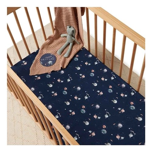 Snuggle Hunny | Fitted Cot Sheet | Milky Way