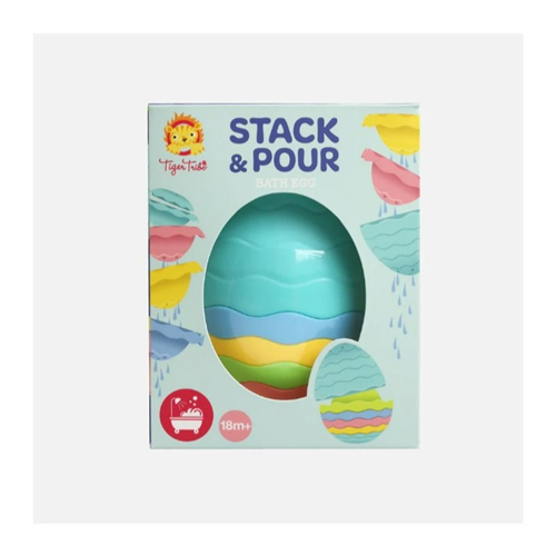 Tiger Tribe Stack & Pour Bath Egg