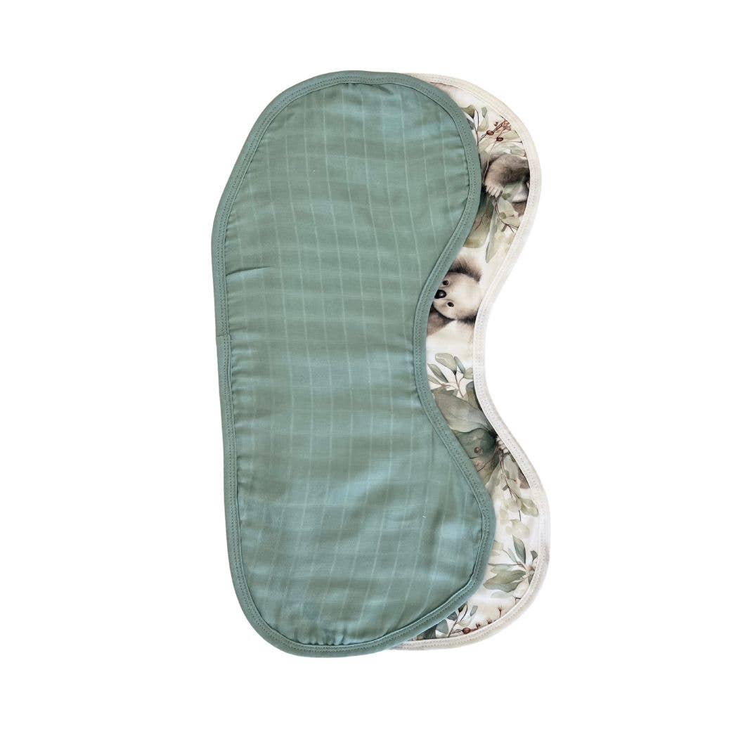 Cuddle Bug & Co - Mini & Me Burp Bib Cuddly Koala & Green